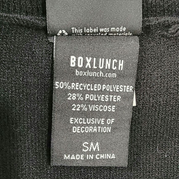 Disney Mickey Mouse Ears Women's Knit Zip‎ Hoodie by BoxLunch Black size Small - Picture 7 of 7